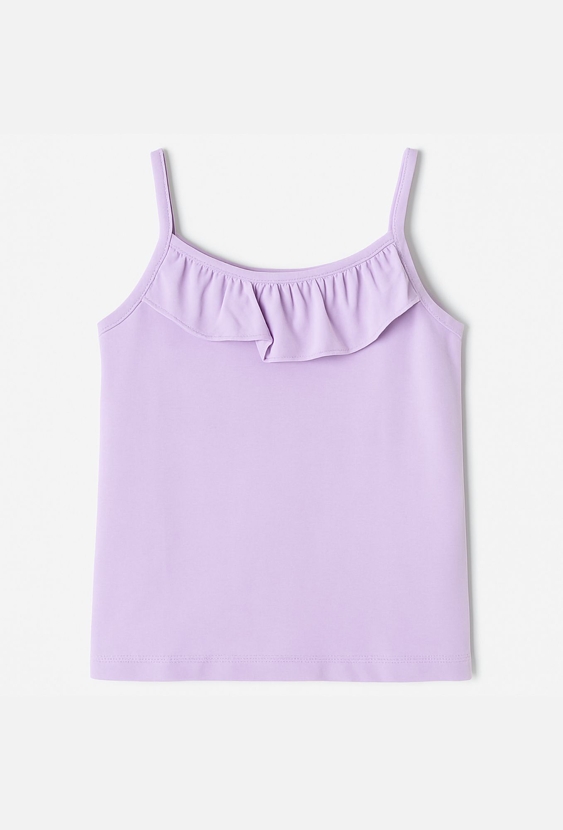 Koszulka na ramiączkach z falbanką