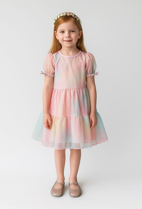 Sukienka z krótkim rękawem