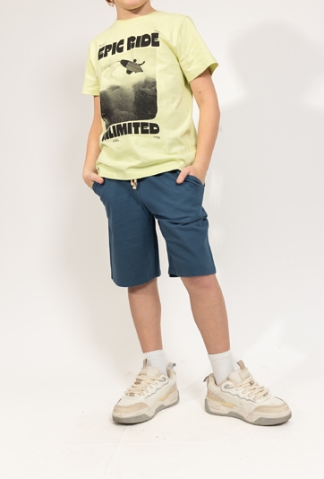 Chłopięce szorty z dzianiny dresowej