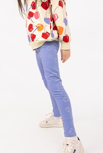 Legginsy dziewczęce z nadrukiem wróżki