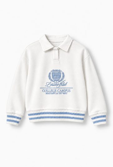 Bluza z kołnierzykiem polo