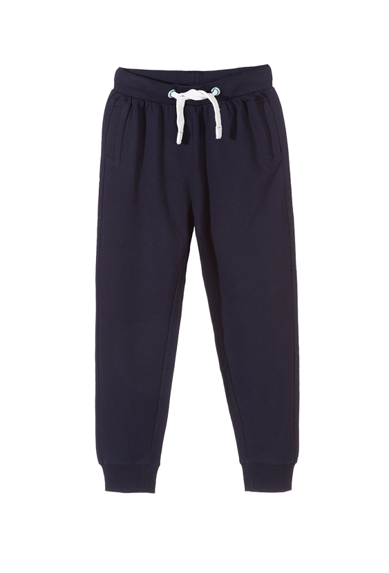Granatowe spodnie dresowe dla dziewczynki