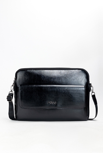 Czarna torba na laptopa nobo