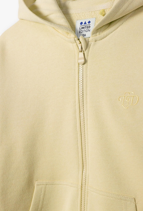 Rozpinana bluza z kapturem dla dziewczynki