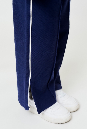 Spodnie dla dziewczynki - granatowe - Wide Leg