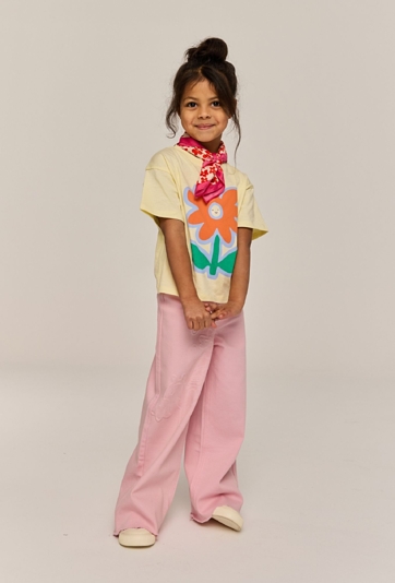 Jeansy wide leg dla dziewczynki