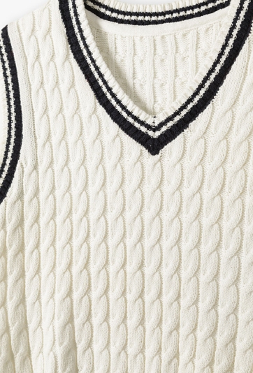 Dzianinowa kamizelka dla dziewczynki - Max&Mia