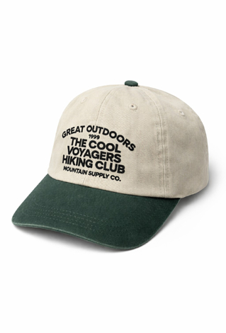 Czapka z daszkiem chłopięca The Cool Voyagers Hiking Club