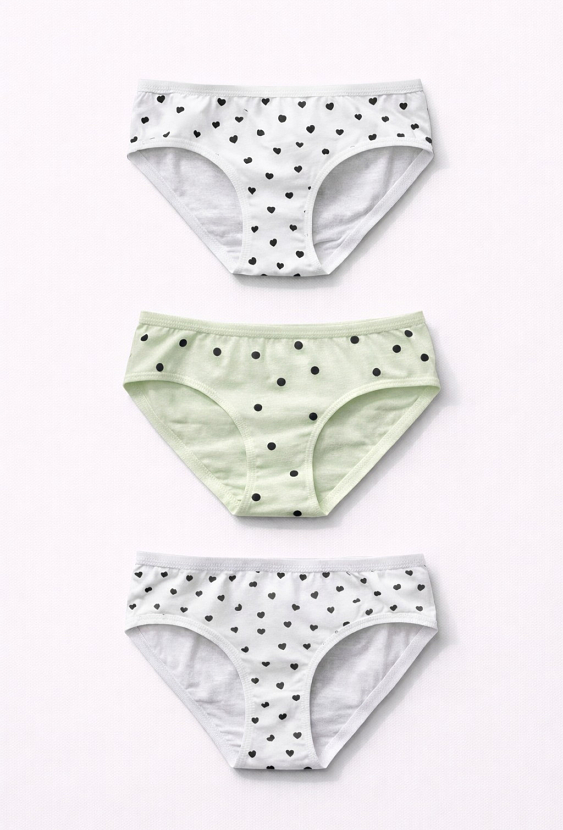 Majtki dziewczęce 3-pak