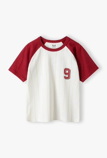 T-shirt chłopięcy w stylu piłkarskim - limited edition