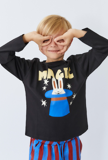 Bluzka chłopięca z długim rękawem i printem - Limited Edition