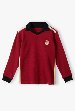 Bordowa bluza z długim rękawem - Limited Edition