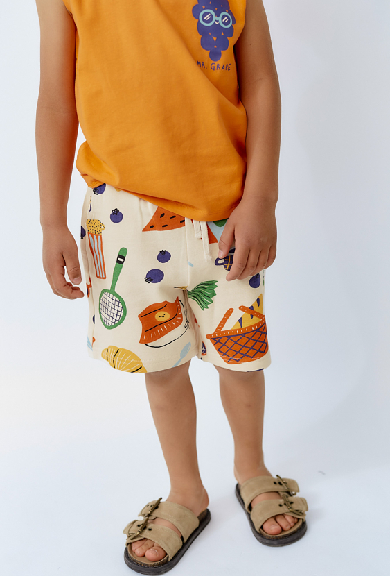 Szorty chłopięce z nadrukiem