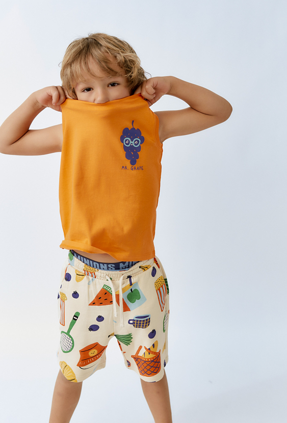 Szorty chłopięce z nadrukiem