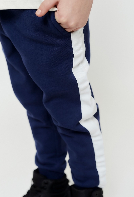 Dresowe spodnie dla chłopca - granatowe - limited edition