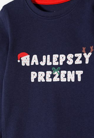 Body niemowlęce chłopięce z długim rękawem świąteczne