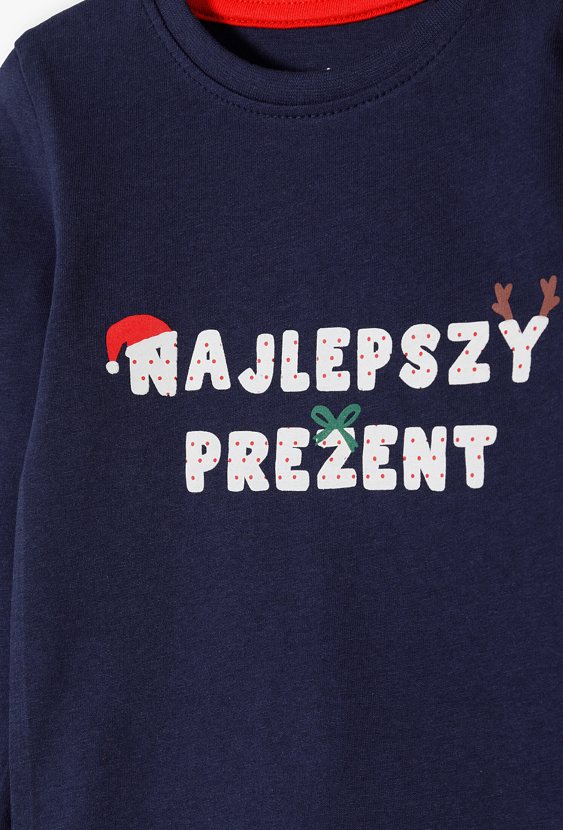 Body niemowlęce chłopięce z długim rękawem świąteczne