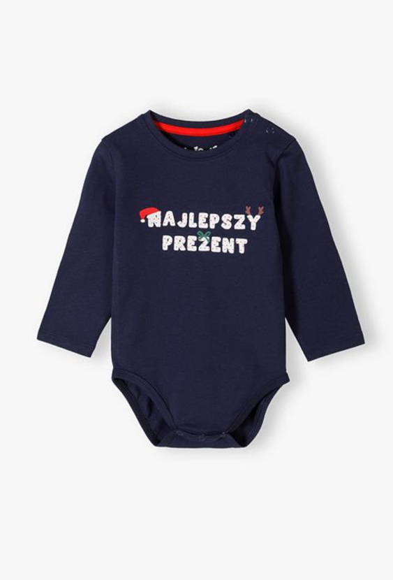 Body niemowlęce z napisem Najlepszy Prezent