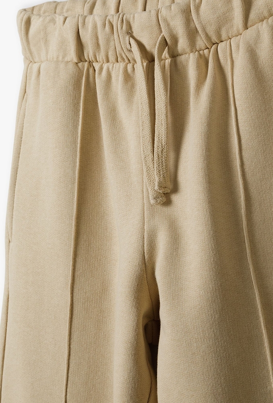 Spodnie dresowe dwupak - szare i beżowe - Limited edition