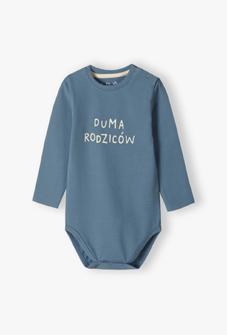 Body z długim rękawem dla niemowlaka chłopca “Duma rodziców”