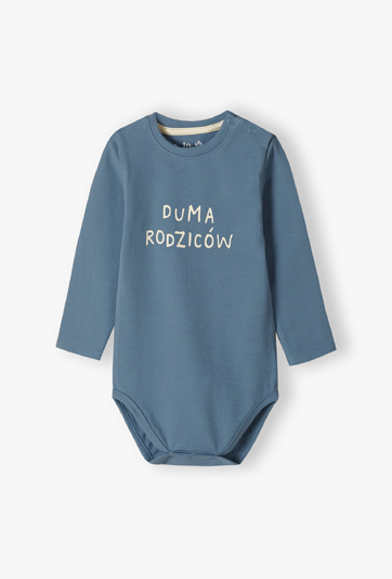 Body z długim rękawem dla niemowlaka chłopca “Duma rodziców”