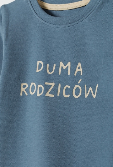 Niebieskie body niemowlęce