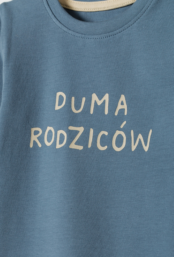 Body z długim rękawem dla niemowlaka chłopca “Duma rodziców”