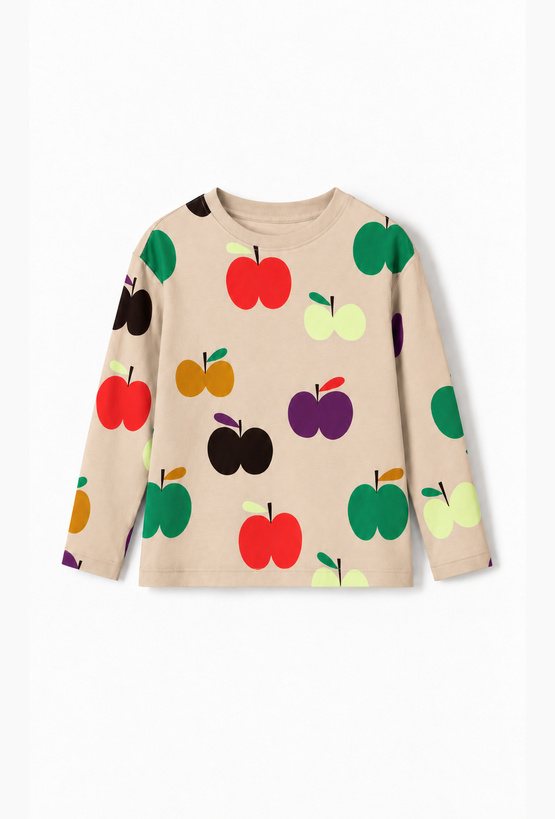 Bluzka chłopięca z printem jabłek - Limited Edition