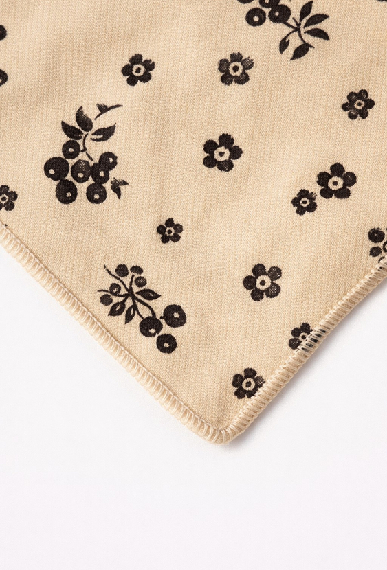 Chustka dla dziewczynki z kwiatowym printem