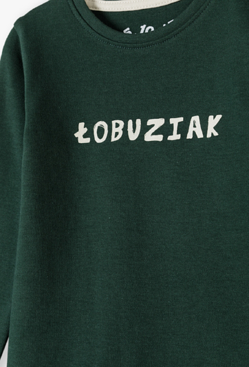 Body z długim rękawem dla niemowlaka chłopca “Łobuziak”