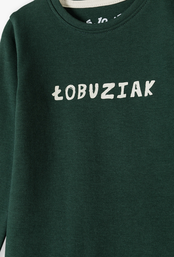 Body z długim rękawem dla niemowlaka chłopca “Łobuziak”