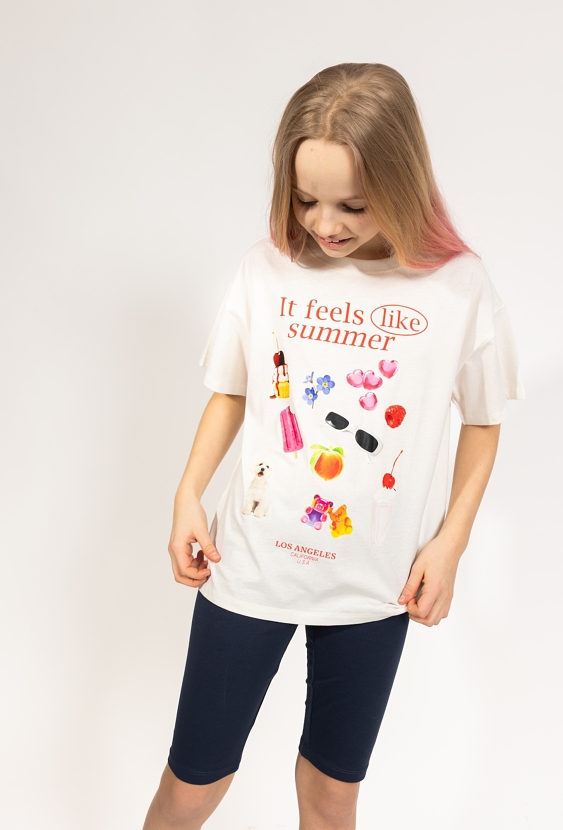 Dziewczęce legginsy typu kolarki