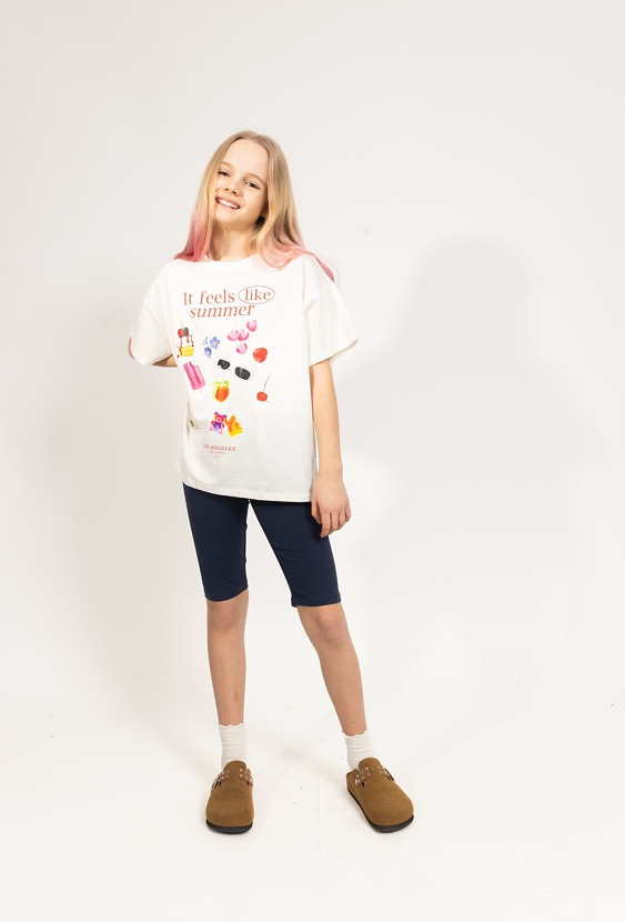 Dziewczęce legginsy typu kolarki