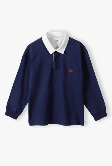 Bluza z kołnierzykiem - granatowa - Limited Edition