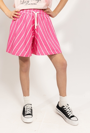 Szorty dziewczęce w paski