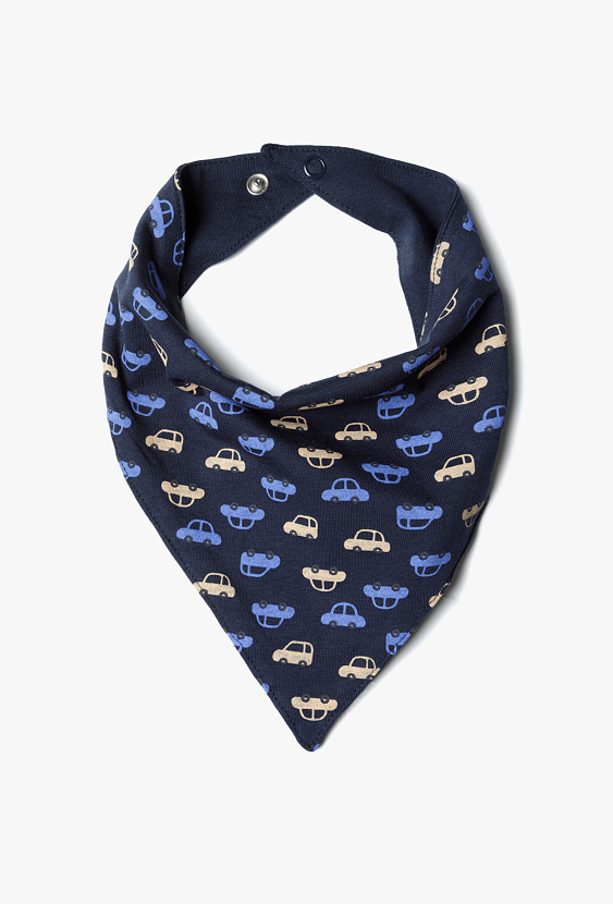 Chustka niemowlęca pod szyję w samochody