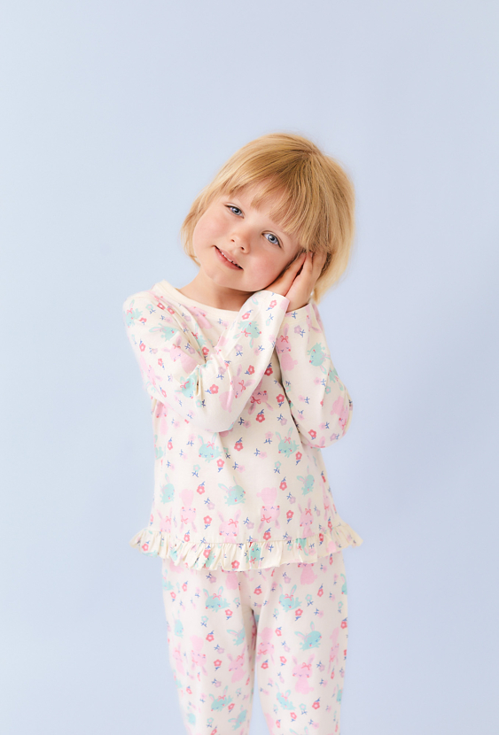 Piżama dla dziewczynki w króliczki