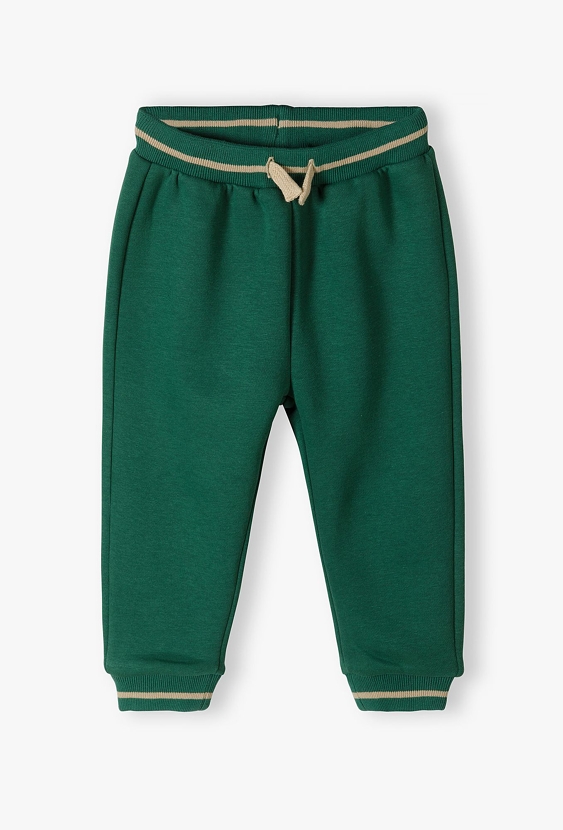 Zielone dresowe spodnie dla niemowlaka - 5.10.15.