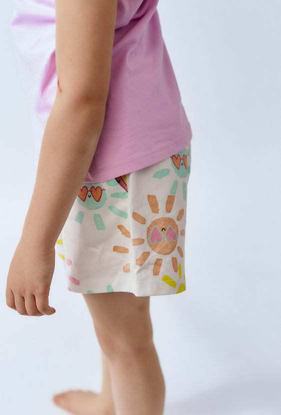 Szorty kolorowym nadrukiem