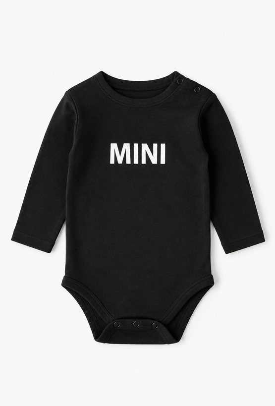 Body niemowlęce z dugim rękawem z napisem MINI