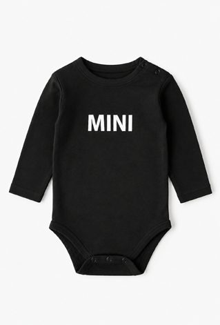 Body niemowlęce z dugim rękawem z napisem MINI