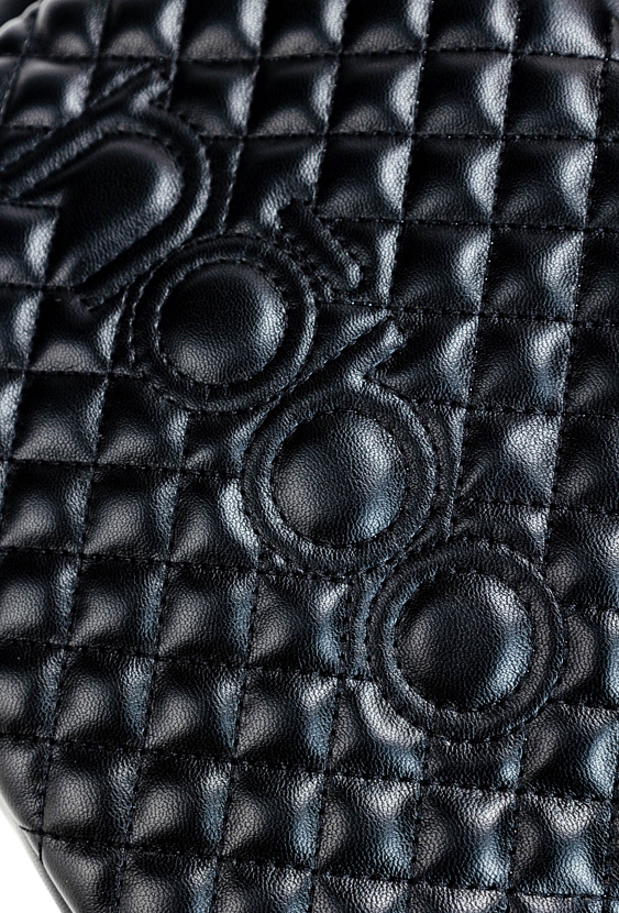 Pikowana listonoszka NOBO z paskiem w panterkę