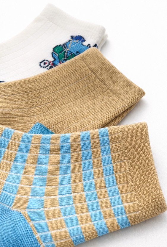 Skarpetki chłopięce 3-pak