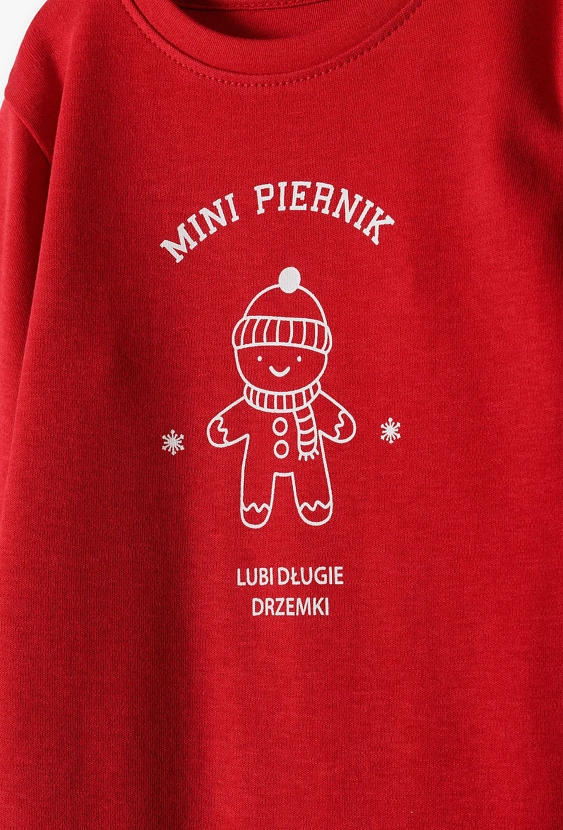 Body niemowlęce z napisem Mini piernik