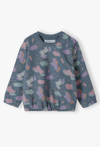 Bluza w jednorożce dla dziewczynki
