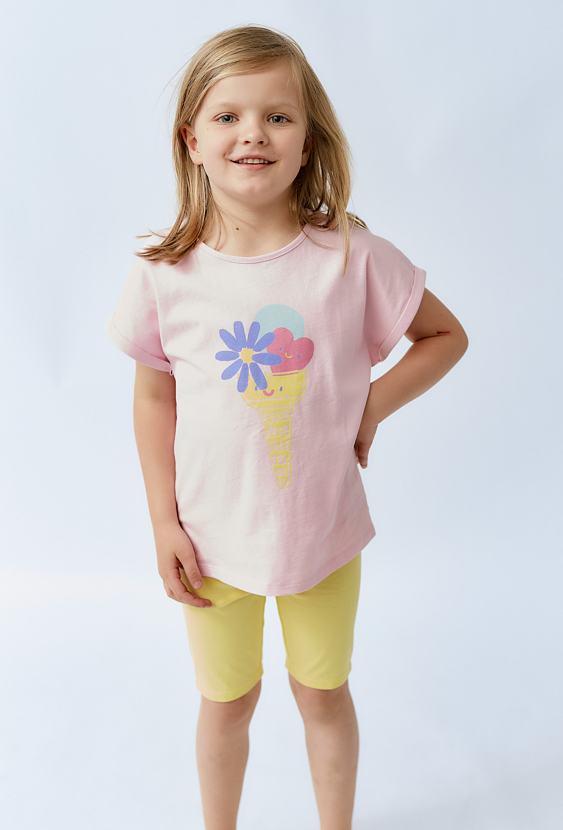 Krótkie legginsy dziewczęce