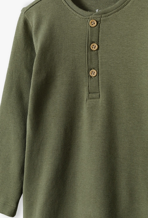 Zielone body z długim rękawem - 5.10.15.