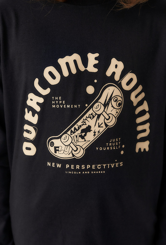 Bluzka chłopięca z długim rękawem