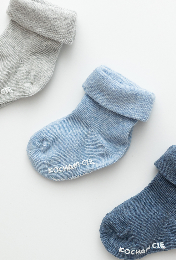 Skarpety 3-pak niemowlęce z abs