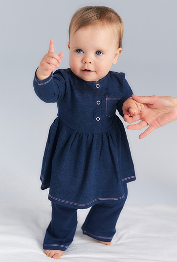 Sukienko - body dla niemowlaka z długim rękawem - 5.10.15.